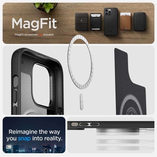 Husa Spigen Mag Armor compatibila cu iPhone 14 Pro Matte Black (Spigen, iPhone 14 Pro) by www.silkase.ro Husa Spigen Mag Armor compatibila cu iPhone 14 Pro Matte Black (iPhone 14 Pro, ACS04989) by www.silkase.ro