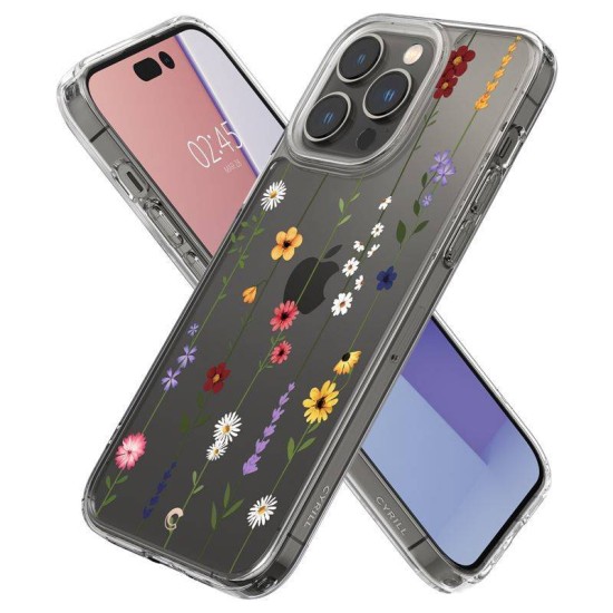 Husa Spigen Cecile compatibila cu iPhone 14 Pro Flower Garden (Spigen, iPhone 14 Pro) by www.silkase.ro Husa Spigen Cecile compatibila cu iPhone 14 Pro Flower Garden (iPhone 14 Pro, ACS05019) by www.silkase.ro
