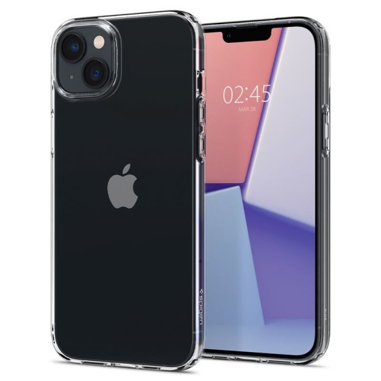 Husa de protectie transparenta Spigen Liquid Crystal pentru iPhone 14 (iPhone 14, ACS05033) by www.silkase.ro