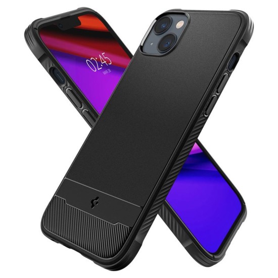 Husa Spigen Rugged Armor MagSafe compatibila cu iPhone 14 Matte Black (Spigen, iPhone 14) by www.silkase.ro Husa Spigen Rugged Armor MagSafe compatibila cu iPhone 14 Matte Black (iPhone 14, ACS05036) by www.silkase.ro