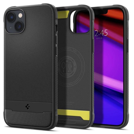 Husa Spigen Rugged Armor MagSafe compatibila cu iPhone 14 Matte Black (Spigen, iPhone 14) by www.silkase.ro Husa Spigen Rugged Armor MagSafe compatibila cu iPhone 14 Matte Black (iPhone 14, ACS05036) by www.silkase.ro