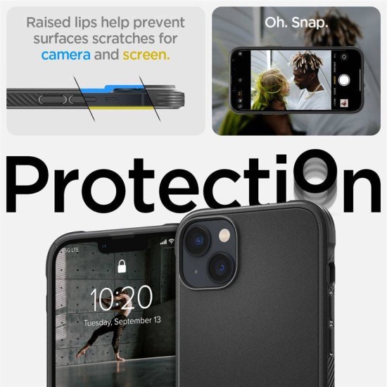 Husa Spigen Rugged Armor MagSafe compatibila cu iPhone 14 Matte Black (Spigen, iPhone 14) by www.silkase.ro Husa Spigen Rugged Armor MagSafe compatibila cu iPhone 14 Matte Black (iPhone 14, ACS05036) by www.silkase.ro