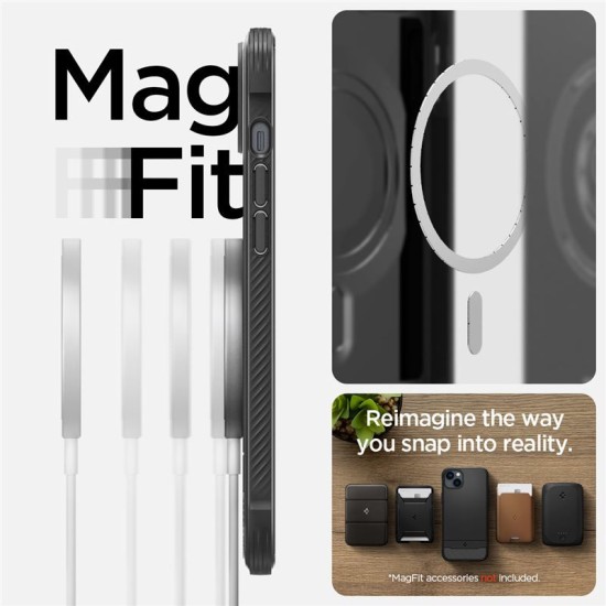 Husa Spigen Rugged Armor MagSafe compatibila cu iPhone 14 Matte Black (Spigen, iPhone 14) by www.silkase.ro Husa Spigen Rugged Armor MagSafe compatibila cu iPhone 14 Matte Black (iPhone 14, ACS05036) by www.silkase.ro