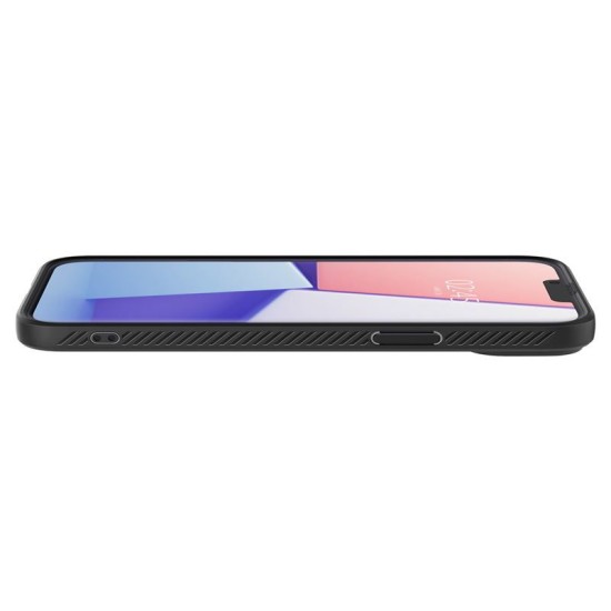 Husa Compatibila cu iPhone 14 - Spigen Liquid Air Matte Negru (Spigen, iPhone 14) by www.silkase.ro Husa Compatibila cu iPhone 14 - Spigen Liquid Air Matte Negru (iPhone 14, ACS05037) by www.silkase.ro