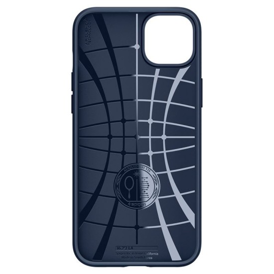 Husa Apple iPhone 14 Spigen Liquid Air - Navy Blue (iPhone 14, ACS05038) by www.silkase.ro