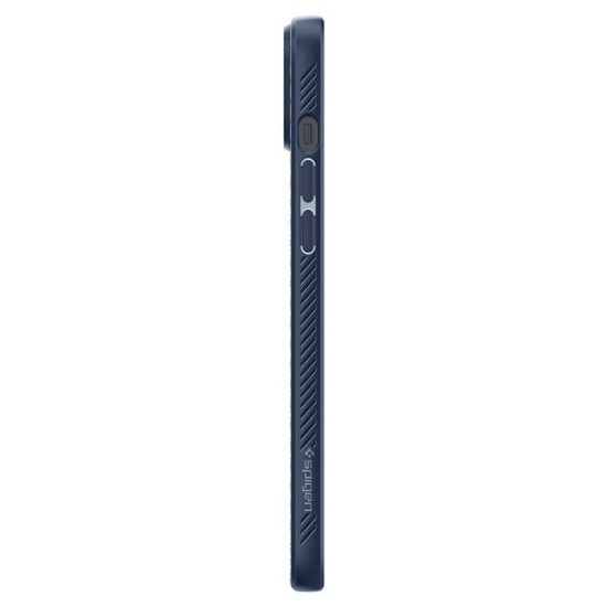 Husa Apple iPhone 14 Spigen Liquid Air - Navy Blue (iPhone 14, ACS05038) by www.silkase.ro