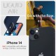 Husa Apple iPhone 14 Spigen Liquid Air - Navy Blue (iPhone 14, ACS05038) by www.silkase.ro