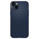 Husa Apple iPhone 14 Spigen Liquid Air - Navy Blue (iPhone 14, ACS05038) by www.silkase.ro