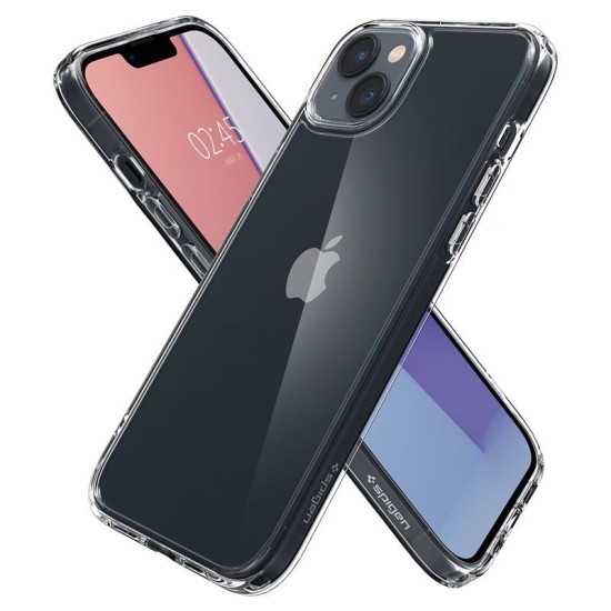 Husa Spigen Ultra Hybrid compatibila cu iPhone 14 Crystal Clear (Spigen, iPhone 14) by www.silkase.ro Husa Spigen Ultra Hybrid compatibila cu iPhone 14 Crystal Clear (iPhone 14, ACS05040) by www.silkase.ro
