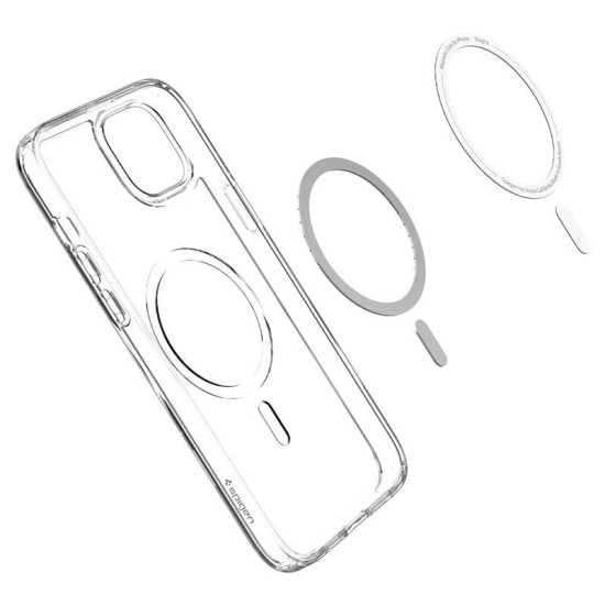 Husa Spigen Ultra Hybrid MagSafe compatibila cu iPhone 14 White (Spigen, iPhone 14) by www.silkase.ro Husa Spigen Ultra Hybrid MagSafe compatibila cu iPhone 14 White (iPhone 14, ACS05048) by www.silkase.ro