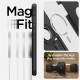 Husa de protectie compatibila cu iPhone 14, Spigen, Tough Armor Mag Safe, Black (iPhone 14, ACS05062) by www.silkase.ro