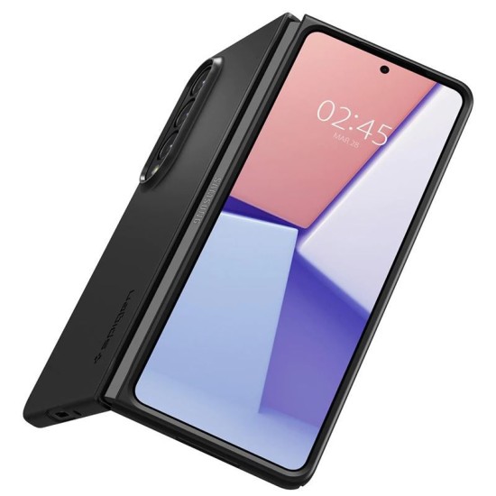 Husa Spigen AirSkin compatibila cu Samsung Galaxy Z Fold 4 5G Black (Z Fold4, ACS05103) by www.silkase.ro