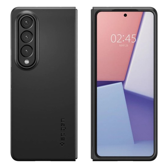 Husa Spigen AirSkin compatibila cu Samsung Galaxy Z Fold 4 5G Black (Z Fold4, ACS05103) by www.silkase.ro