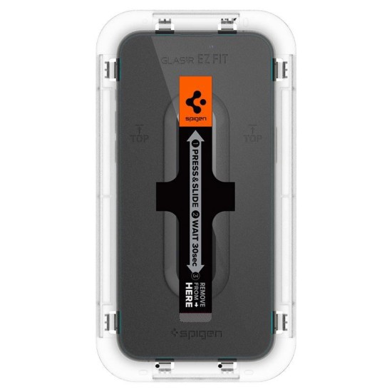 Set 2 folii sticla cu sistem de montare Case friendly Spigen GLAStR EZ FIT compatibil cu iPhone 14 Pro Max (Spigen, Ingredi) by www.silkase.ro Set 2 folii sticla cu sistem de montare Case friendly Spigen GLAStR EZ FIT compatibil cu iPhone 14 Pro Max (Ingredi, AGL05202) by www.silkase.ro