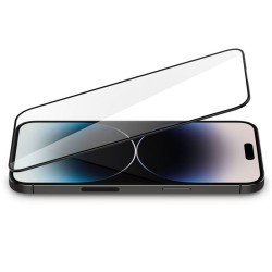 Folie de sticla, Spigen, Sticla, Case friendly, Glass FC, Compatibila cu iPhone 14 Pro Max Black Folie de sticla, Spigen, Sticla, Case friendly, Glass FC, Compatibila cu iPhone 14 Pro Max Black