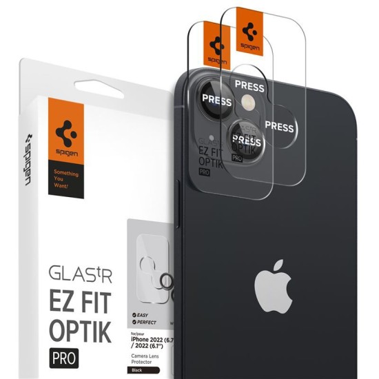 Set 2 folii sticla camere Spigen Optik Pro pentru iPhone 15/15 Plus/14/14 Plus, negru (Spigen, iPhone 14 Plus) by www.silkase.ro Set 2 folii sticla camere Spigen Optik Pro pentru iPhone 15/15 Plus/14/14 Plus, negru (iPhone 14 Plus, AGL05213) by www.silkase.ro