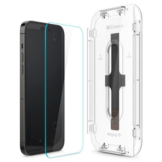 Set 2 folii sticla cu sistem de montare Case friendly Spigen GLAStR EZ FIT compatibil cu iPhone 14 Pro (Spigen, Ingredi) by www.silkase.ro Set 2 folii sticla cu sistem de montare Case friendly Spigen GLAStR EZ FIT compatibil cu iPhone 14 Pro (Ingredi, AGL05214) by www.silkase.ro