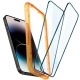 Folie pentru iPhone 14 Pro (set 2) - Spigen Glas.TR Align Master - Black (Spigen, Ingredi) by www.silkase.ro Folie pentru iPhone 14 Pro (set 2) - Spigen Glas.TR Align Master - Black (Ingredi, AGL05216) by www.silkase.ro