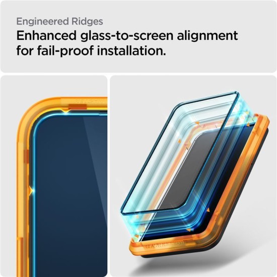 Folie pentru iPhone 14 Pro (set 2) - Spigen Glas.TR Align Master - Black (Spigen, Ingredi) by www.silkase.ro Folie pentru iPhone 14 Pro (set 2) - Spigen Glas.TR Align Master - Black (Ingredi, AGL05216) by www.silkase.ro