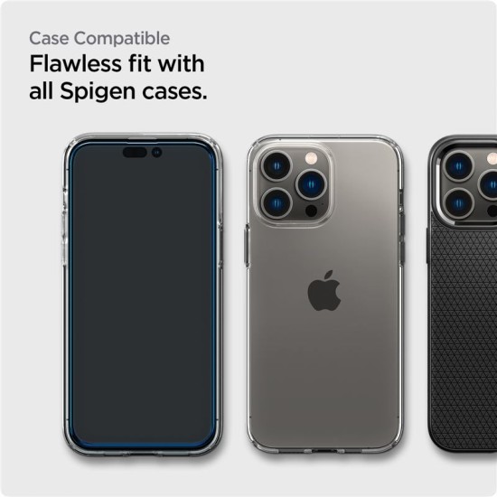 Folie pentru iPhone 14 Pro (set 2) - Spigen Glas.TR Align Master - Black (Spigen, Ingredi) by www.silkase.ro Folie pentru iPhone 14 Pro (set 2) - Spigen Glas.TR Align Master - Black (Ingredi, AGL05216) by www.silkase.ro