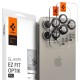 Set 6 protectii sticla camera foto Spigen Optik EZ FIT L Series compatibil cu iPhone 14 Pro / 14 Pro Max / 15 Pro / 15 Pro Max / 16 Pro / 16 Pro Max Black (Ingredi, AGL05217) by www.silkase.ro