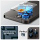 Set 6 protectii sticla camera foto Spigen Optik EZ FIT L Series compatibil cu iPhone 14 Pro / 14 Pro Max / 15 Pro / 15 Pro Max / 16 Pro / 16 Pro Max Black (Ingredi, AGL05217) by www.silkase.ro