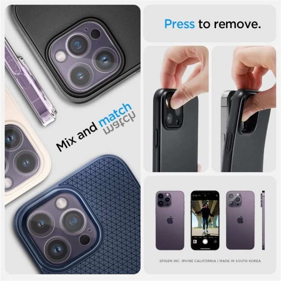 Set 2 folii sticla camera foto Spigen Optik compatibil cu iPhone 14 Pro / 14 Pro Max Clear (Ingredi, AGL05228) by www.silkase.ro