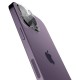 Set 2 folii sticla camera foto Spigen Optik compatibil cu iPhone 14 Pro / 14 Pro Max Clear (Ingredi, AGL05228) by www.silkase.ro