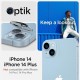 Set 2 folii sticla camere Spigen Optik Pro pentru iPhone 14/14 Plus, transparent, full cover (Spigen, iPhone 14) by www.silkase.ro Set 2 folii sticla camere Spigen Optik Pro pentru iPhone 14/14 Plus, transparent, full cover (iPhone 14, AGL05229) by www.silkase.ro