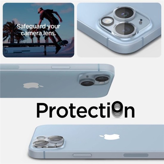 Set 2 folii sticla camere Spigen Optik Pro pentru iPhone 14/14 Plus, transparent, full cover (Spigen, iPhone 14) by www.silkase.ro Set 2 folii sticla camere Spigen Optik Pro pentru iPhone 14/14 Plus, transparent, full cover (iPhone 14, AGL05229) by www.silkase.ro