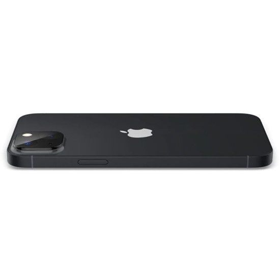 Set 2 folii sticla camere Spigen Optik Pro pentru iPhone 14/14 Plus, negru, full cover (iPhone 14, AGL05274) by www.silkase.ro