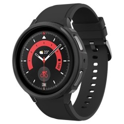 Husa pentru Samsung Galaxy Watch5 Pro (45mm), Spigen Liquid Air, Matte Black