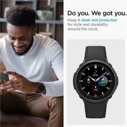 Husa pentru Samsung Galaxy Watch5 Pro (45mm), Spigen Liquid Air, Matte Black Husa pentru Samsung Galaxy Watch5 Pro (45mm), Spigen Liquid Air, Matte Black