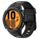 Curea Spigen Rugged Armor pentru Samsung Galaxy Watch 5 Pro (45 mm) Negru (Ingredi, ACS05301) by www.silkase.ro