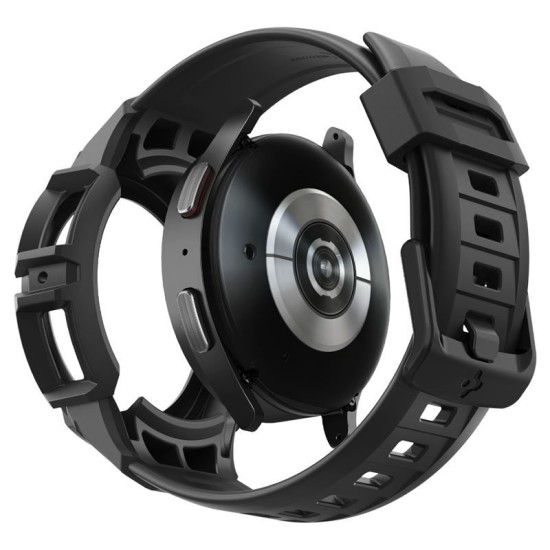 Curea Spigen Rugged Armor pentru Samsung Galaxy Watch 5 Pro (45 mm) Negru (Ingredi, ACS05301) by www.silkase.ro