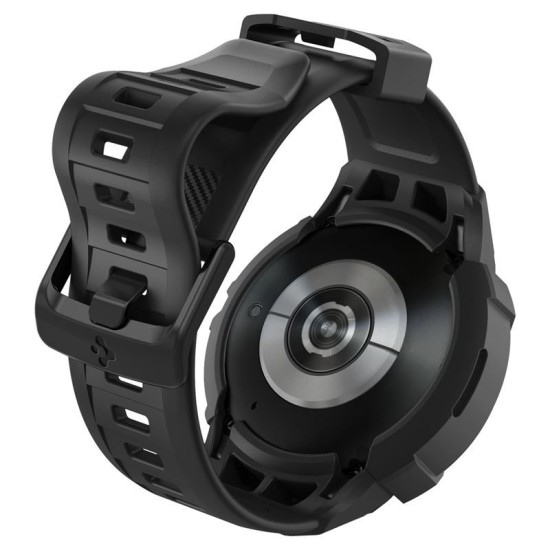 Curea Spigen Rugged Armor pentru Samsung Galaxy Watch 5 Pro (45 mm) Negru (Ingredi, ACS05301) by www.silkase.ro