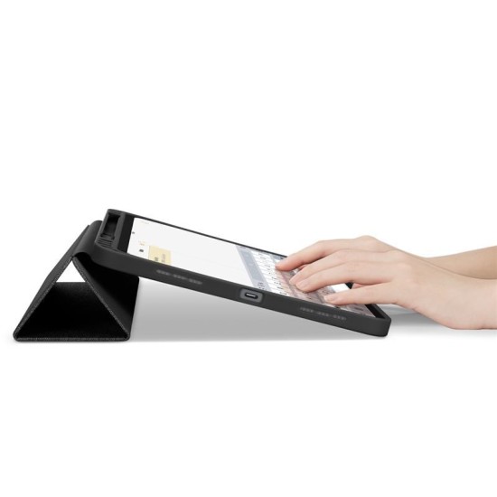 Husa de protectie tableta Spigen, Urban Fit pentru Apple iPad 10.9 2022, Negru (Ingredi, ACS05306) by www.silkase.ro