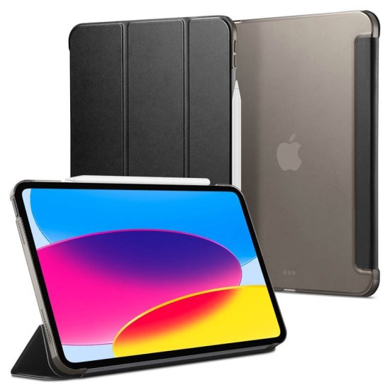 Husa de protectie tableta Spigen, Smart Fold pentru Apple iPad 10.9 2022, Negru (Ingredi, ACS05309) by www.silkase.ro