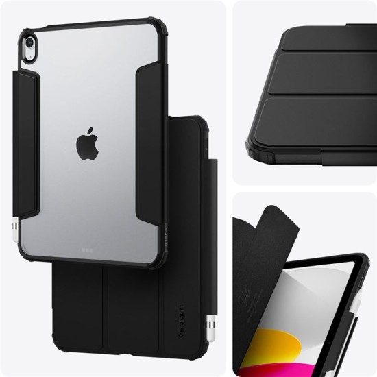 Husa Spigen Ultra Hybrid Pro compatibila cu iPad 10.9 inch 2022 Black (Spigen, Ingredi) by www.silkase.ro Husa Spigen Ultra Hybrid Pro compatibila cu iPad 10.9 inch 2022 Black (Ingredi, ACS05416) by www.silkase.ro