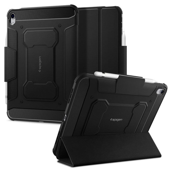Husa Spigen Rugged Armor Pro compatibila cu iPad 10.9 inch 2022 Black (Spigen, Ingredi) by www.silkase.ro Husa Spigen Rugged Armor Pro compatibila cu iPad 10.9 inch 2022 Black (Ingredi, ACS05417) by www.silkase.ro