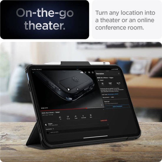 Husa Spigen Rugged Armor Pro compatibila cu iPad 10.9 inch 2022 Black (Spigen, Ingredi) by www.silkase.ro Husa Spigen Rugged Armor Pro compatibila cu iPad 10.9 inch 2022 Black (Ingredi, ACS05417) by www.silkase.ro