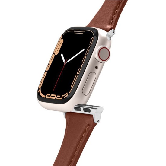 Curea piele Spigen Kajuk compatibila cu Apple Watch 4/5/6/7/8/SE 40/41mm Rose (Spigen, Ingredi) by www.silkase.ro Curea piele Spigen Kajuk compatibila cu Apple Watch 4/5/6/7/8/SE 40/41mm Rose (Ingredi, AMP05442) by www.silkase.ro