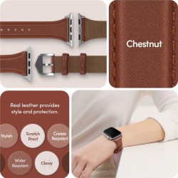 Curea piele Spigen Kajuk compatibila cu Apple Watch 4/5/6/7/8/SE 40/41mm Rose Curea piele Spigen Kajuk compatibila cu Apple Watch 4/5/6/7/8/SE 40/41mm Rose
