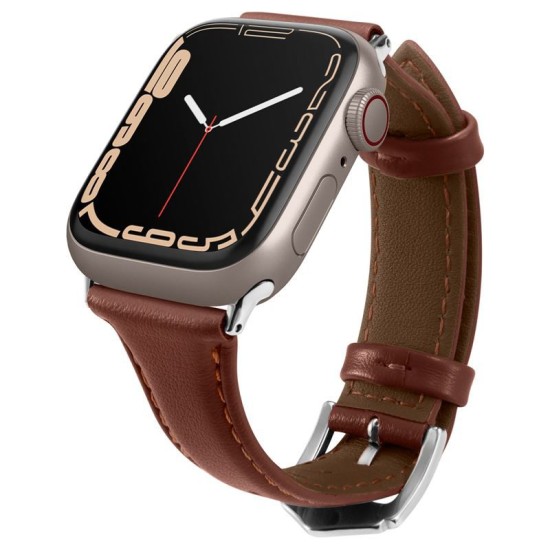 Curea piele Spigen Kajuk compatibila cu Apple Watch 4/5/6/7/8/SE 40/41mm Rose (Spigen, Ingredi) by www.silkase.ro Curea piele Spigen Kajuk compatibila cu Apple Watch 4/5/6/7/8/SE 40/41mm Rose (Ingredi, AMP05442) by www.silkase.ro