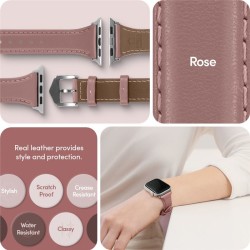 SPIGEN Curea Ceas Kajuk Apple Watch 42/41/40/38mm (Seria 11/SE), Roz SPIGEN Curea Ceas Kajuk Apple Watch 42/41/40/38mm (Seria 11/SE), Roz