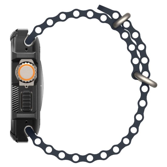 Husa Spigen Rugged Armor compatibila cu Apple Watch Ultra/Ultra 2 49mm Matte Black (Spigen, Ingredi) by www.silkase.ro Husa Spigen Rugged Armor compatibila cu Apple Watch Ultra/Ultra 2 49mm Matte Black (Ingredi, ACS05456) by www.silkase.ro