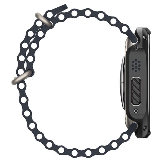 Husa Spigen Tough Armor compatibila cu Apple Watch Ultra 49mm Black (Ingredi, ACS05457) by www.silkase.ro