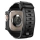 Husa Spigen Rugged Armor Pro compatibila cu Apple Watch Ultra 49mm Black (Ingredi, ACS05460) by www.silkase.ro