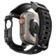 Husa Spigen Rugged Armor Pro compatibila cu Apple Watch Ultra 49mm Black (Ingredi, ACS05460) by www.silkase.ro