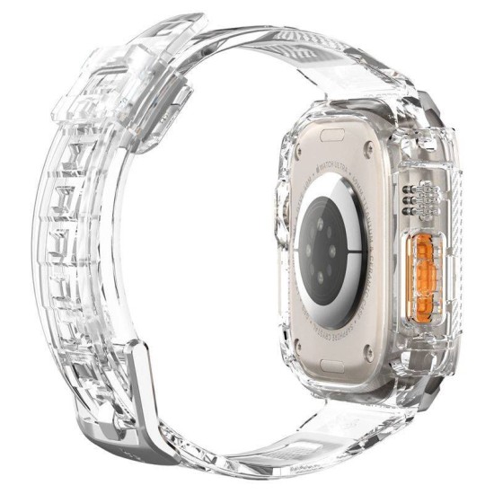 Husa Spigen Rugged Armor Pro compatibila cu Apple Watch Ultra 49mm Crystal Clear (Spigen, Ingredi) by www.silkase.ro Husa Spigen Rugged Armor Pro compatibila cu Apple Watch Ultra 49mm Crystal Clear (Ingredi, ACS05461) by www.silkase.ro